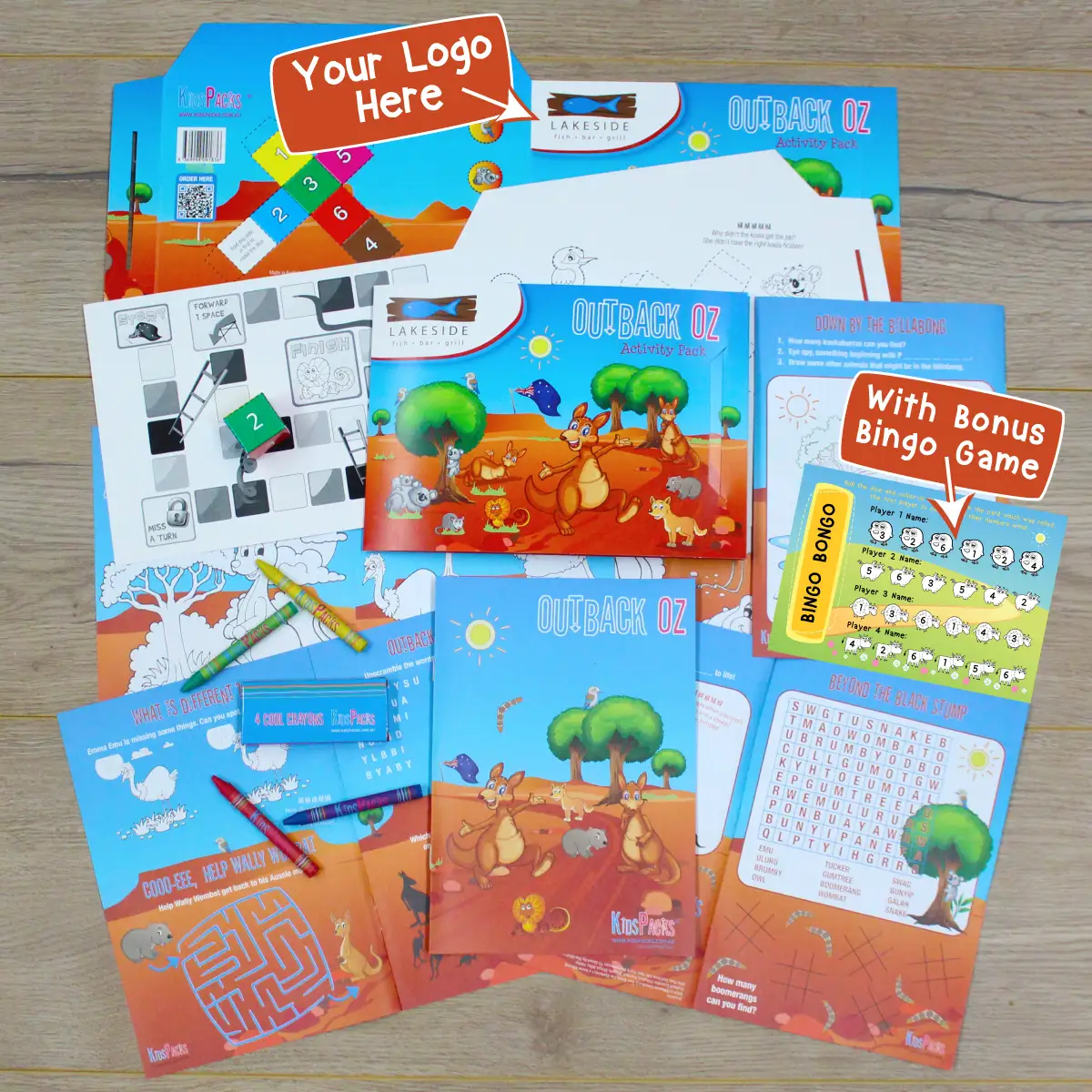 Logo Branded Outback Oz Premium Activity Packs (100) - Image 2