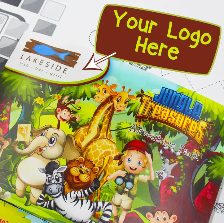 Logo Branded Jungle Premium Activity Packs (100)