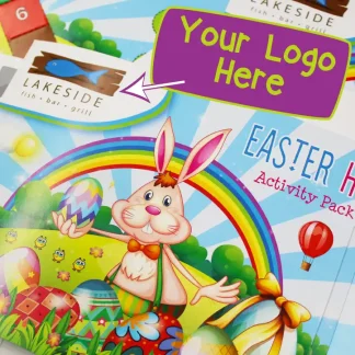 Logo Branded Easter Premium Activity Packs (100)