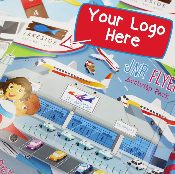 Logo Branded Jnr Flyer Premium Activity Packs (100)